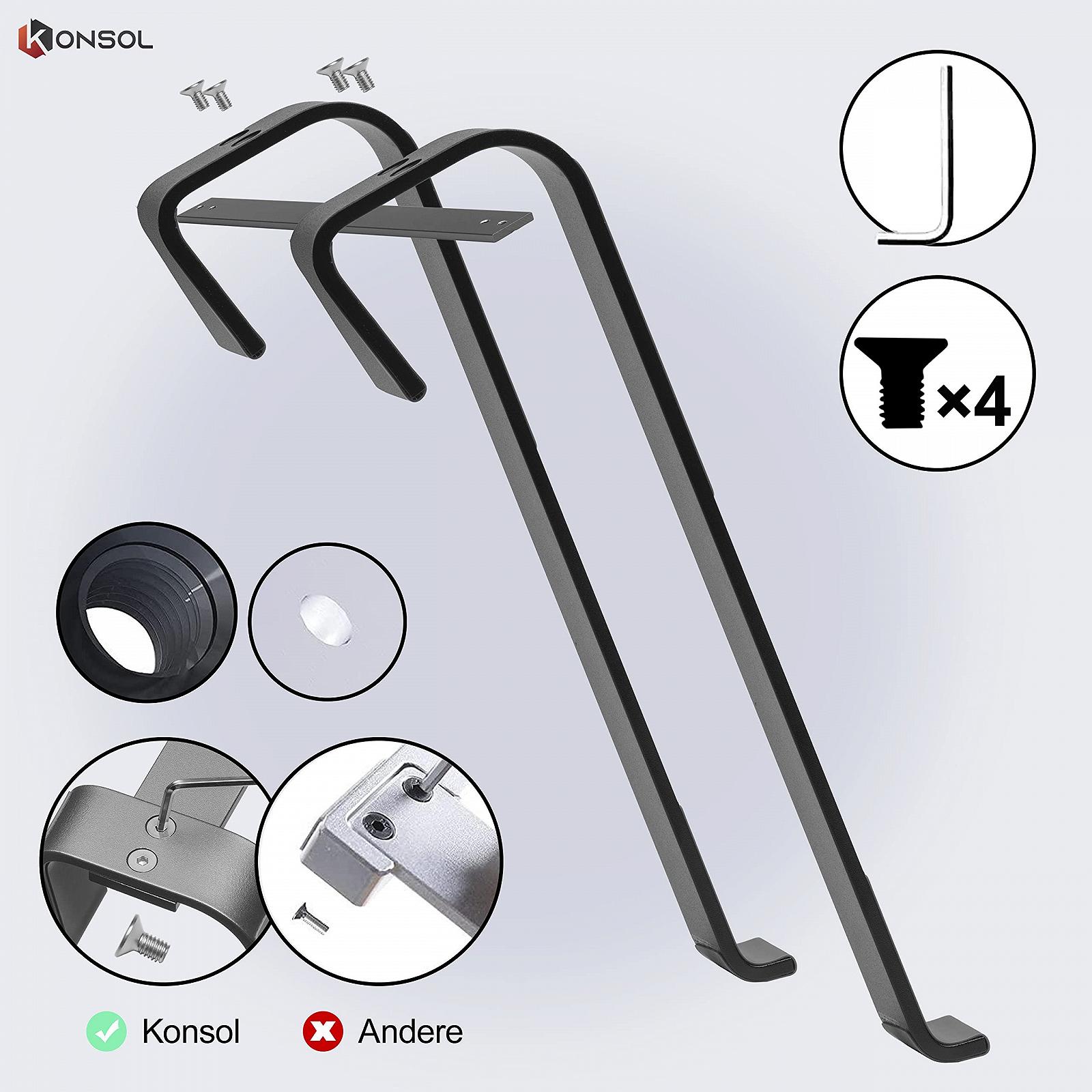 Підставка для ноутбука Konsol 10-15.6 дюймів, ергономічна алюмінієва портативна, фото №7