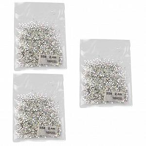 Стрази для нігтів Healvian Crystal, 3 набори, 1440 штук * 3 - Фото 1