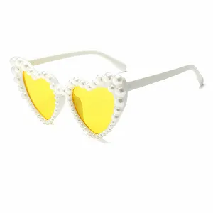 Сонцезахисні окуляри Серце Long Keeper Ретро Перламутрові synthetic.ua - Фото 1