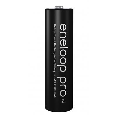 Аккумулятор PANASONIC Eneloop Pro AA 2500mAh NI-MH * 4 (BK-3HCDE/4BE), фото №2