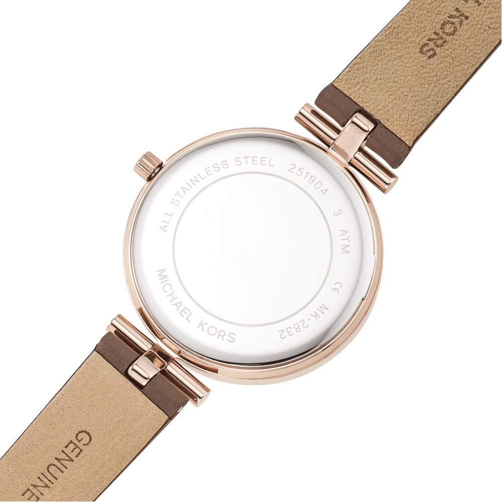 Женские Кварцевые Часы Michael Kors Maci с ремешком из нержавеющей стали или кожи, фото №4