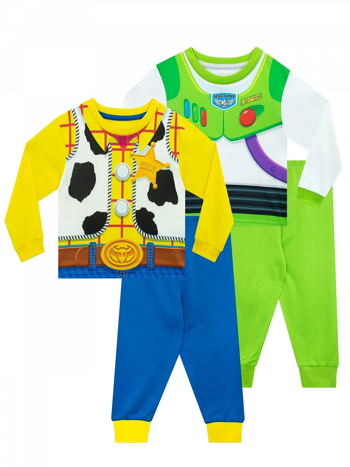 Піжама Disney Buzz Lightyear & Woody Набір піжам Toy Story для хлопчиків, 2 шт, фото №1 Піжама Disney Buzz Lightyear & Woody Набір піжам Toy Story для хлопчиків, 2 шт, фото №1