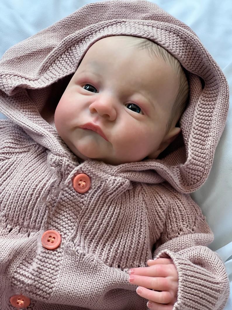 Лялька Zero pam Reborn Lifelike Baby Doll (Khaki Sweater), фото №3 Лялька Zero pam Reborn Lifelike Baby Doll (Khaki Sweater), фото №3