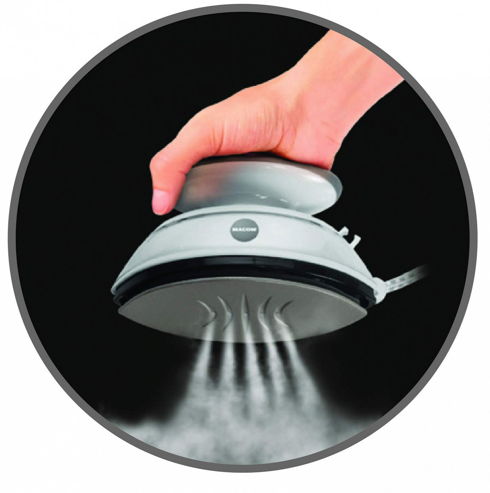 Міні-праска Macom Enjoy & Relax 876 One Steam Grey, фото №4