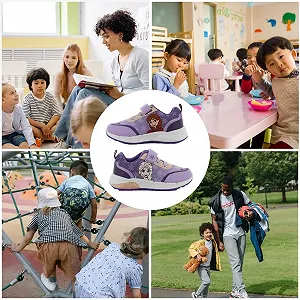 Кеды Leomil Frozen Детские Низкие Кеды на Липучках Голубой synthetic.ua - Фото 1