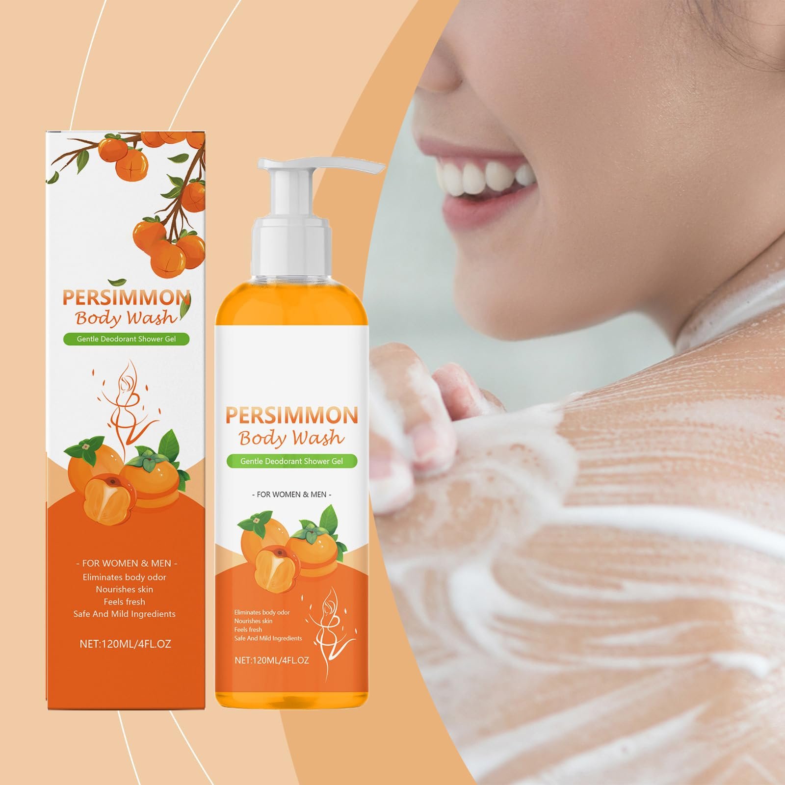 Гель для душу Persimmon Body Odour Shower Gel для усунення запаху 1 шт., фото №3