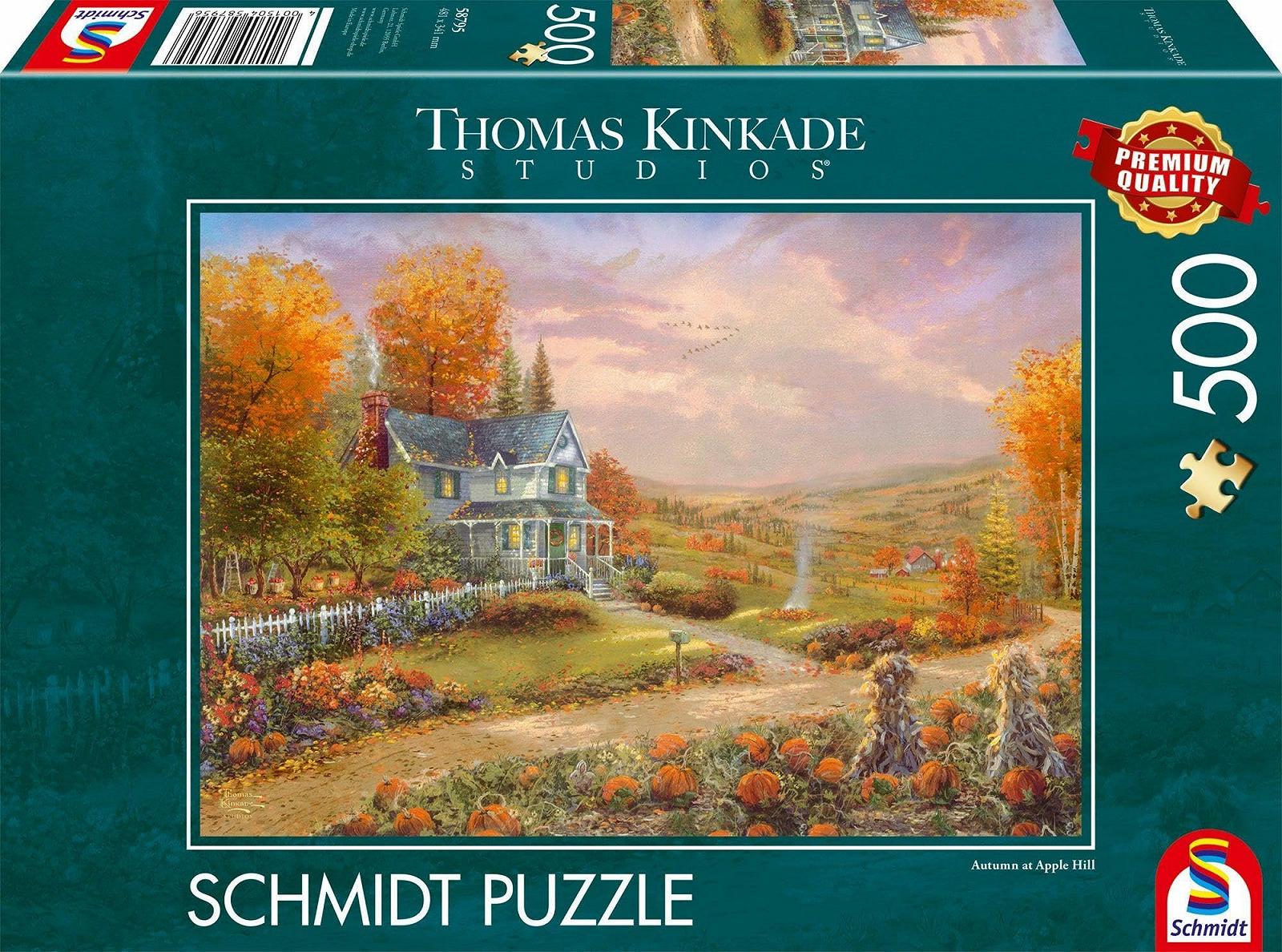 Пазл Schmidt Spiele Thomas Kinkade Autumn in Apple Hill 58795 500 элементов, фото №1 Пазл Schmidt Spiele Thomas Kinkade Autumn in Apple Hill 58795 500 элементов, фото №1