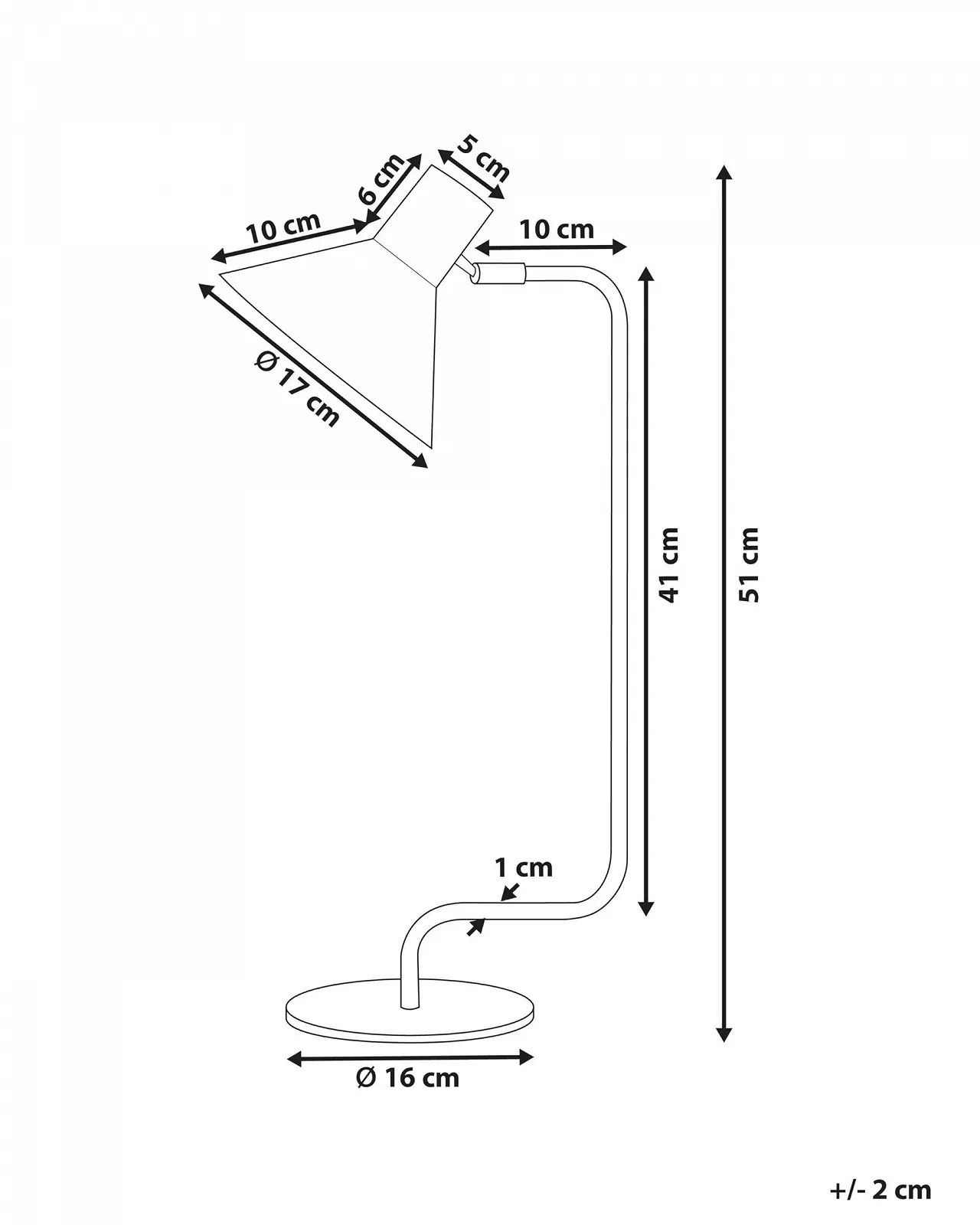 Настільна лампа Rimava сучасна залізна кругла з регульованим абажуром Темно-синя матова, фото №3