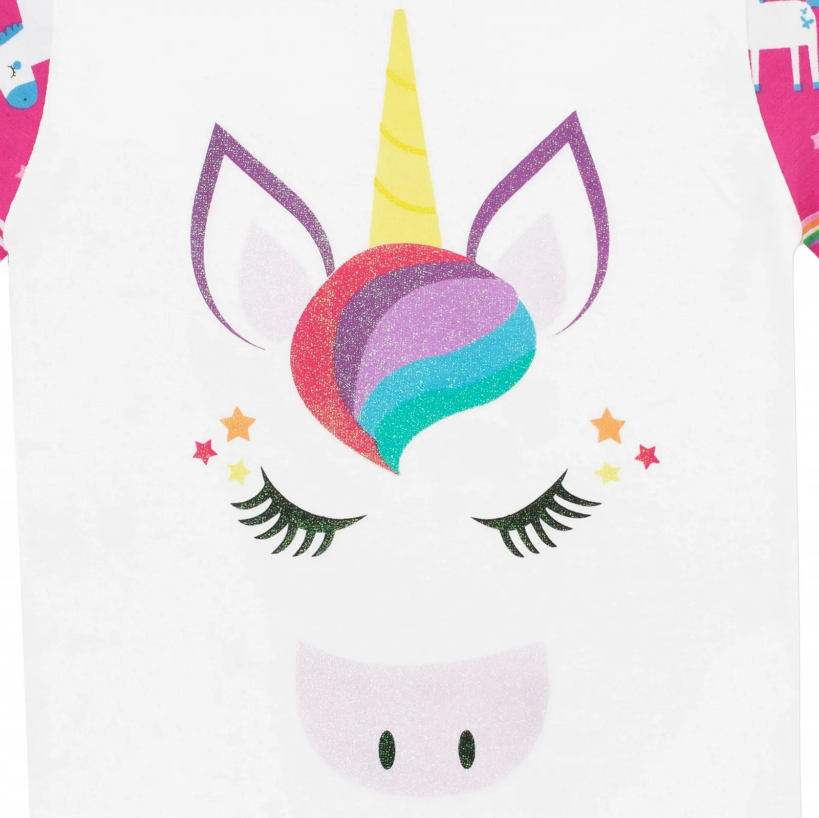 Пижама Harry Bear Единорог с радужными блестками для девочек, облегающая, фото №3 Пижама Harry Bear Единорог с радужными блестками для девочек, облегающая, фото №3