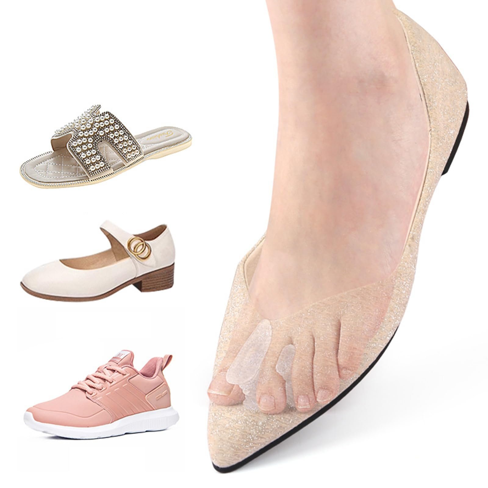 Гибкие шины для большого пальца стопы с массирующими узлами, фото №2