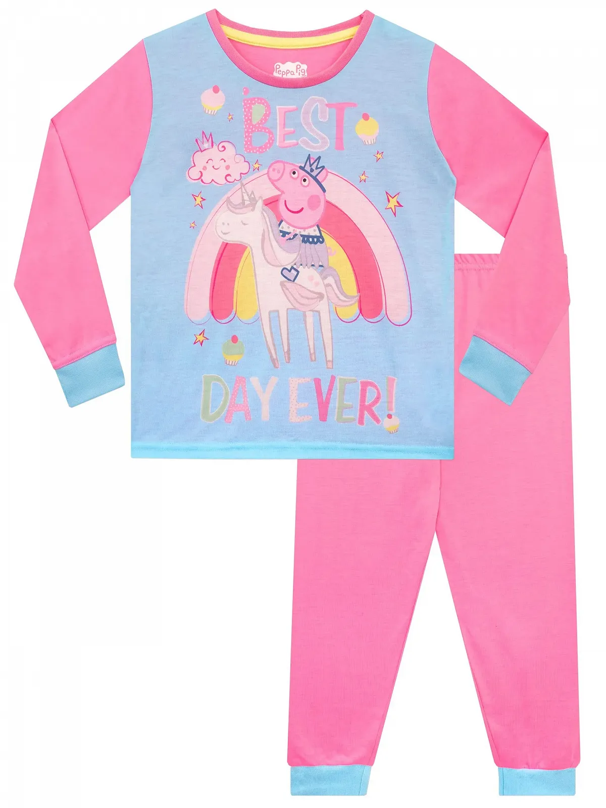 Пижама Peppa Wutz Единорог для девочки, разноцветная, фото №1 Пижама Peppa Wutz Единорог для девочки, разноцветная, фото №1