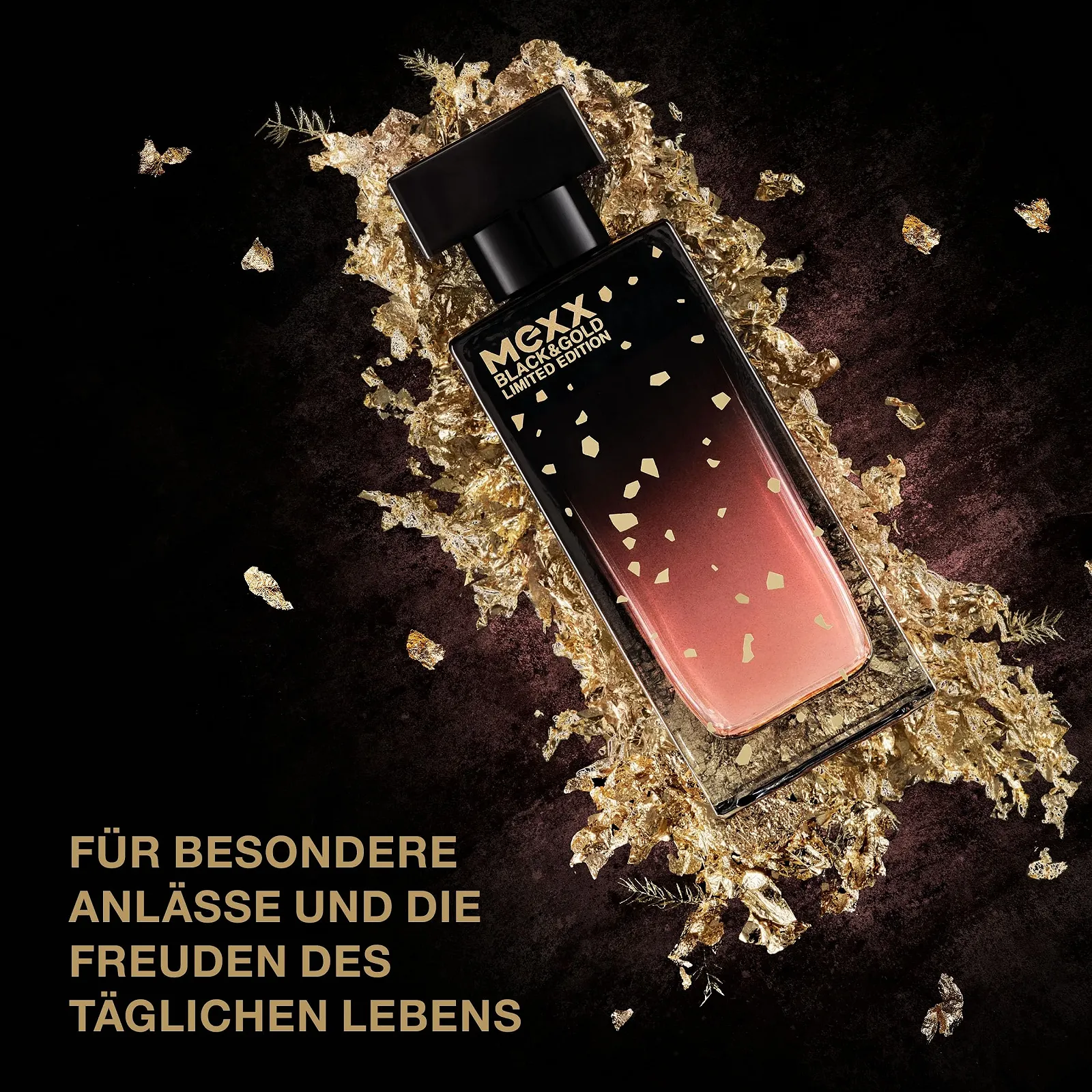 Туалетна вода Mexx Black & Gold Limited Edition Woman 30 мл, фото №9