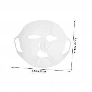 Маска для обличчя Beaupretty Силіконова багаторазова з вушними гачками Зволожуюча Захист від випаровування Біла, 2 шт synthetic.ua - Фото 1