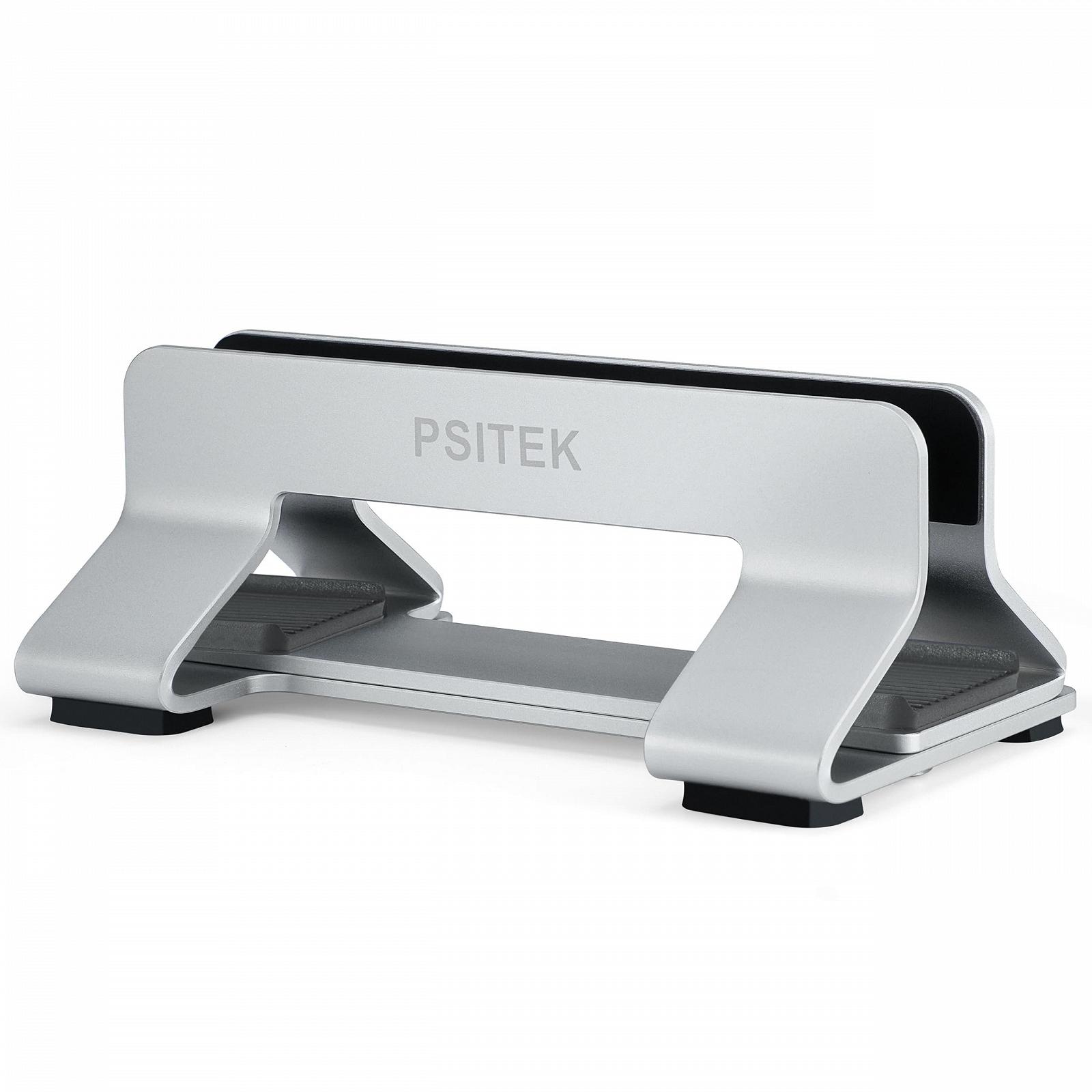 Регульована алюмінієва підставка для ноутбука, вертикальний док-тримач, регульована ширина слота 12-42 мм, фото №6