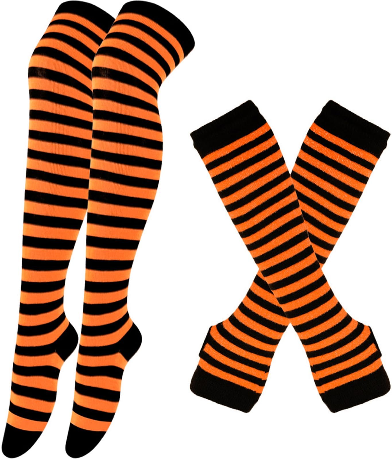 Женские гольфы, нарукавники, набор перчаток без пальцев, длинные вязаные перчатки, набор носков, фото №1