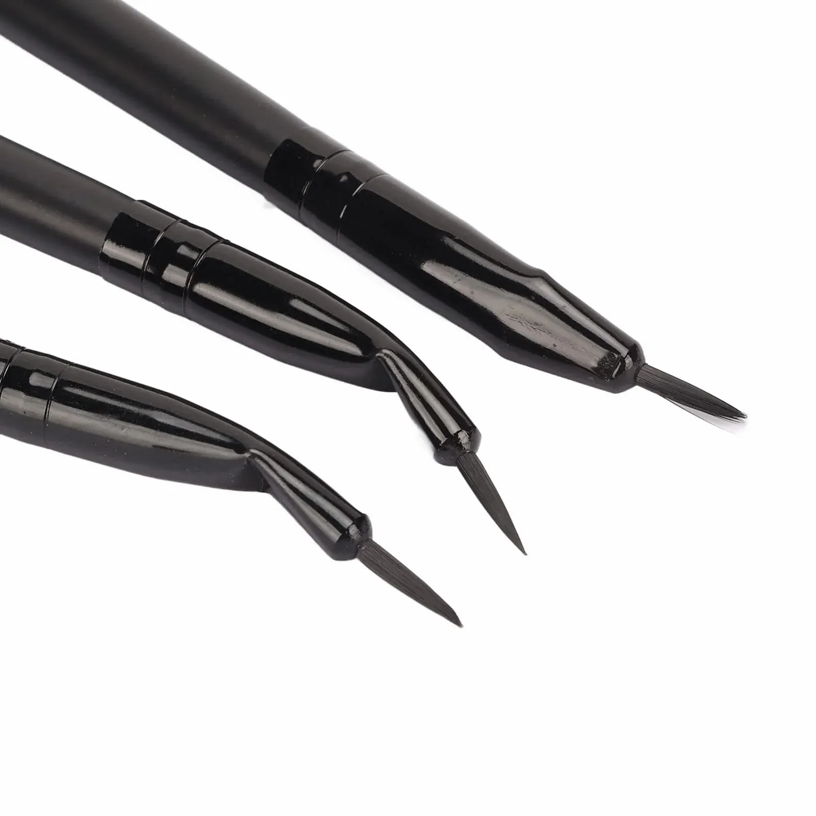 Пензлі для підводки Fine, Fine Eyeliner Brush, набір з 3, фото №5 Пензлі для підводки Fine, Fine Eyeliner Brush, набір з 3, фото №5