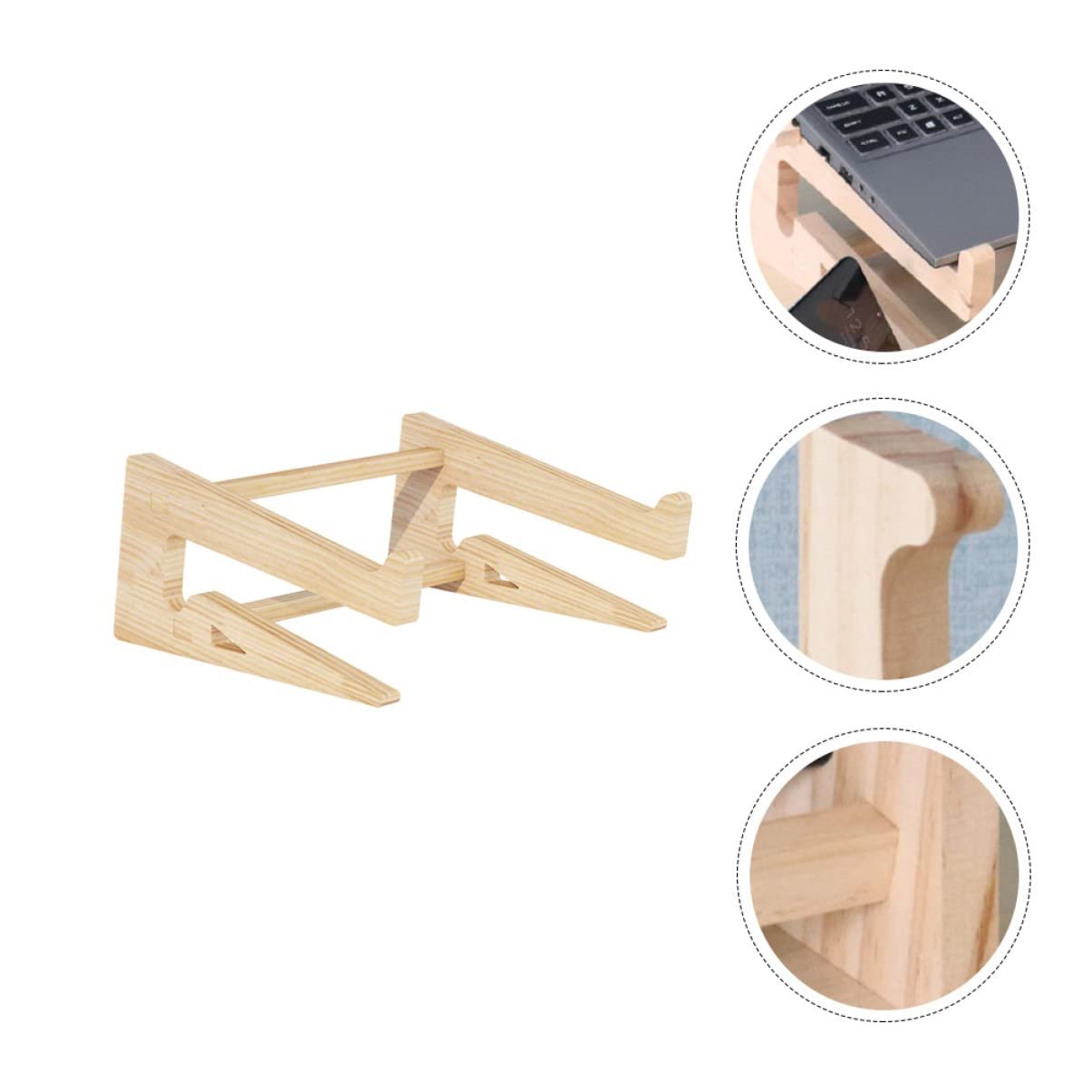 Подставка для ноутбука TEHAUX Деревянная, фото №8