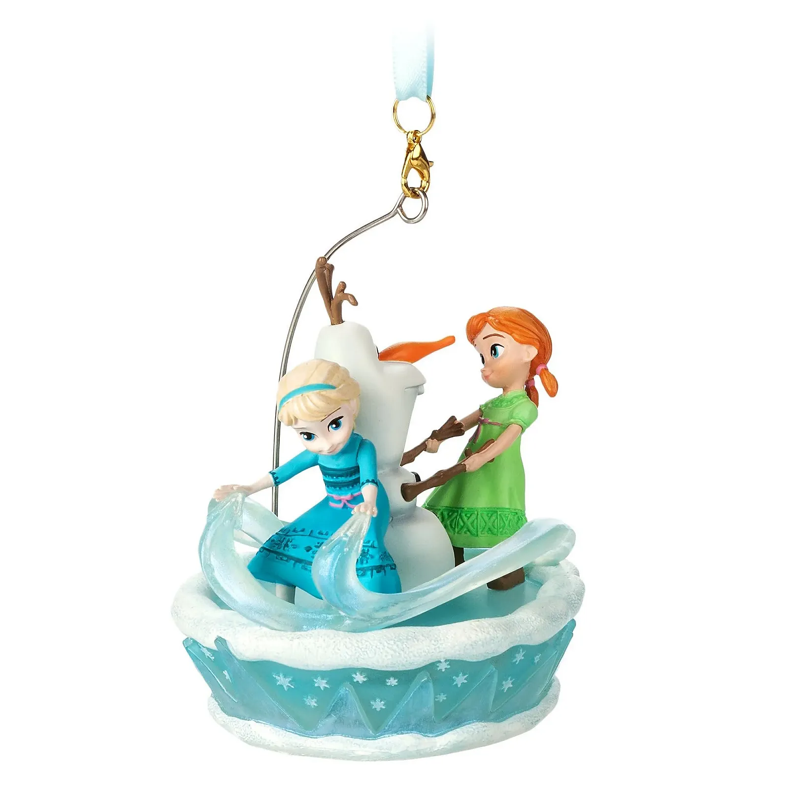 Фігурка Disney Anna, Elsa and Olaf Singing Live Magic Sketchbook Ornament Frozen, фото №3