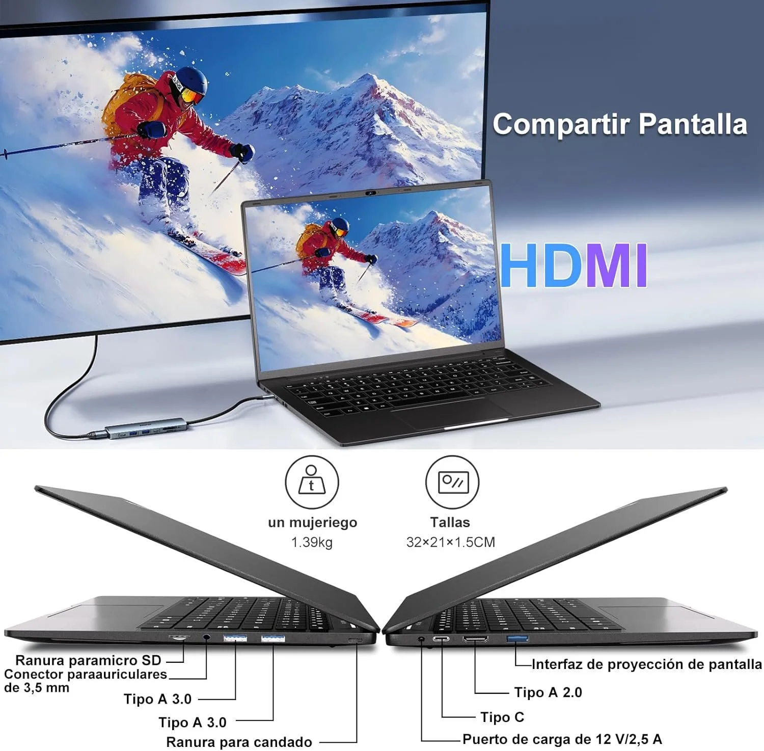 Ноутбук 14" Ruzava RK70 Intel Celeron N5095A RAM 8GB SSD 256GB Windows 11, фото №7