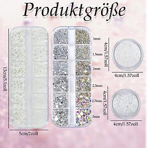 Набір страз для нігтів Mixed, synthetic.ua - Фото 1