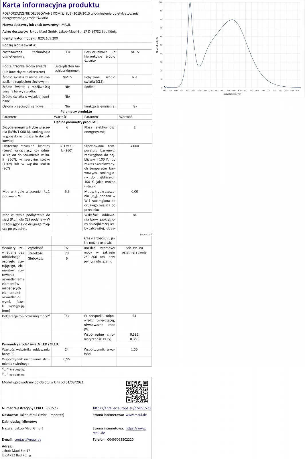 Настільна лампа Maul 82021 95 Space Срібляста, фото №15