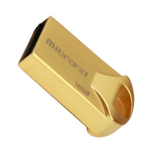 USB флеш-накопитель Mibrand 16GB Hawk Gold 2.0 MI2.0/HA16M1G, фото №1