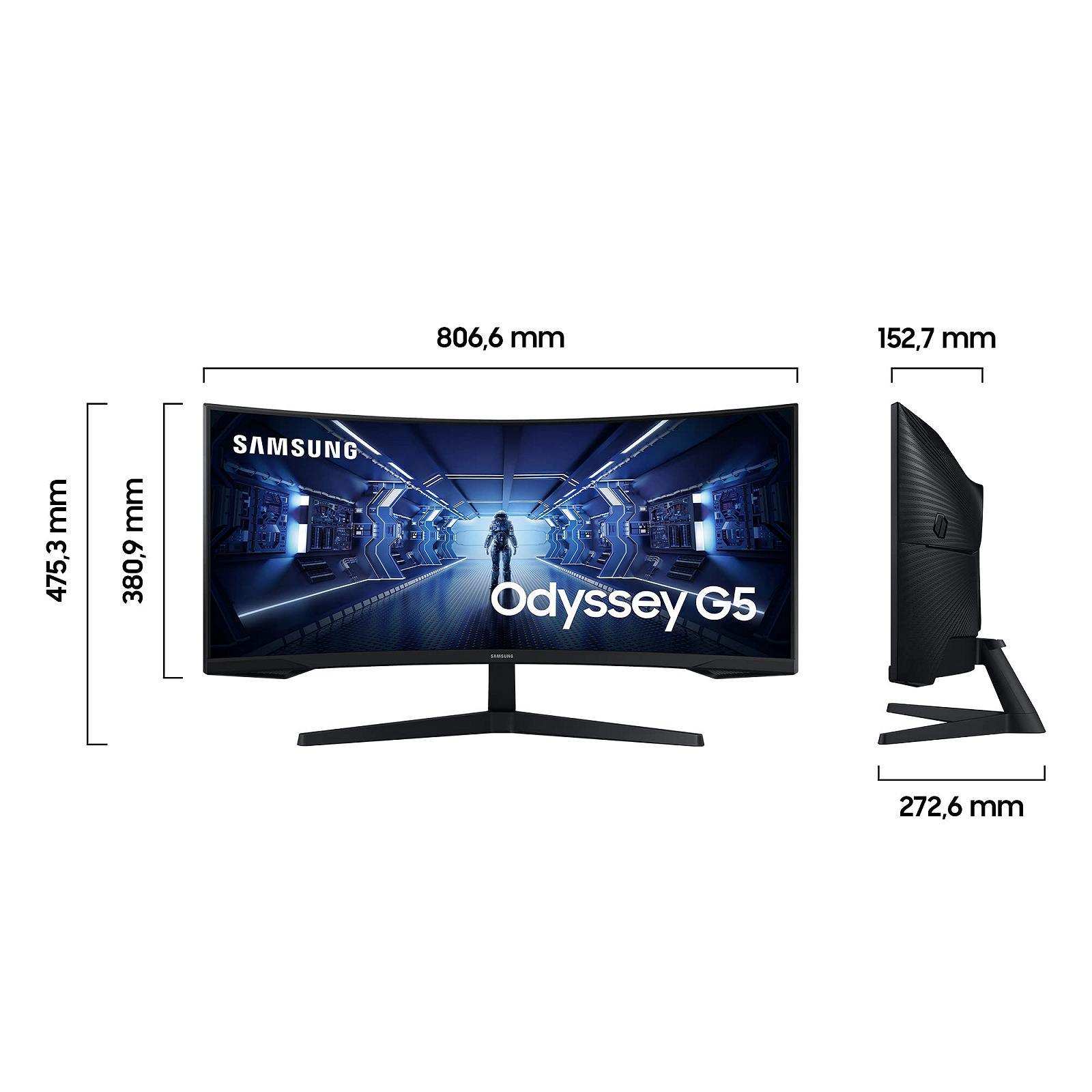 Монитор Samsung C34G55TWWR 34 дюйма Игровой Чёрный, фото №3