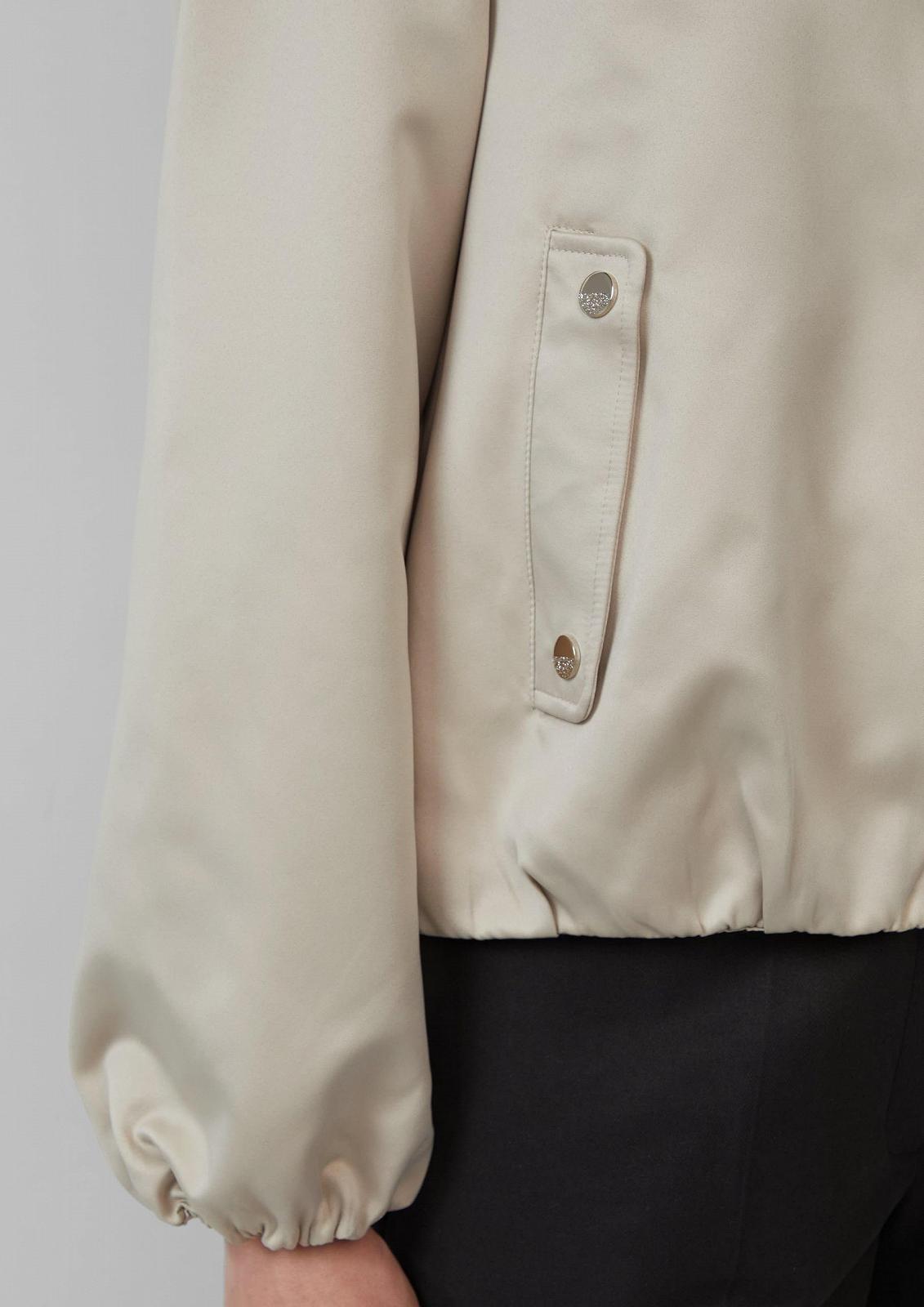 Блузон s.Oliver BLACK LABEL атласный оверсайз с эластичным низом, фото №3