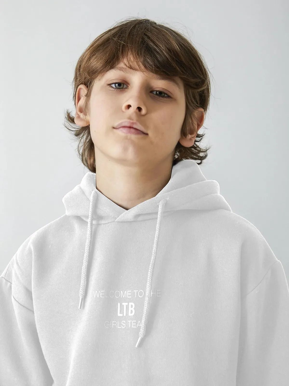 Толстовка LTB Jeans Tebeze для дівчат, розмір 176 см, біла, фото №4