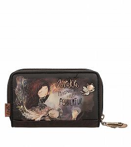Кошелек Anekke Dreamverse Medium Multi Pocket Размер 15/10/3 см, многоцветный, темно-коричневый, современный synthetic.ua - Фото 1