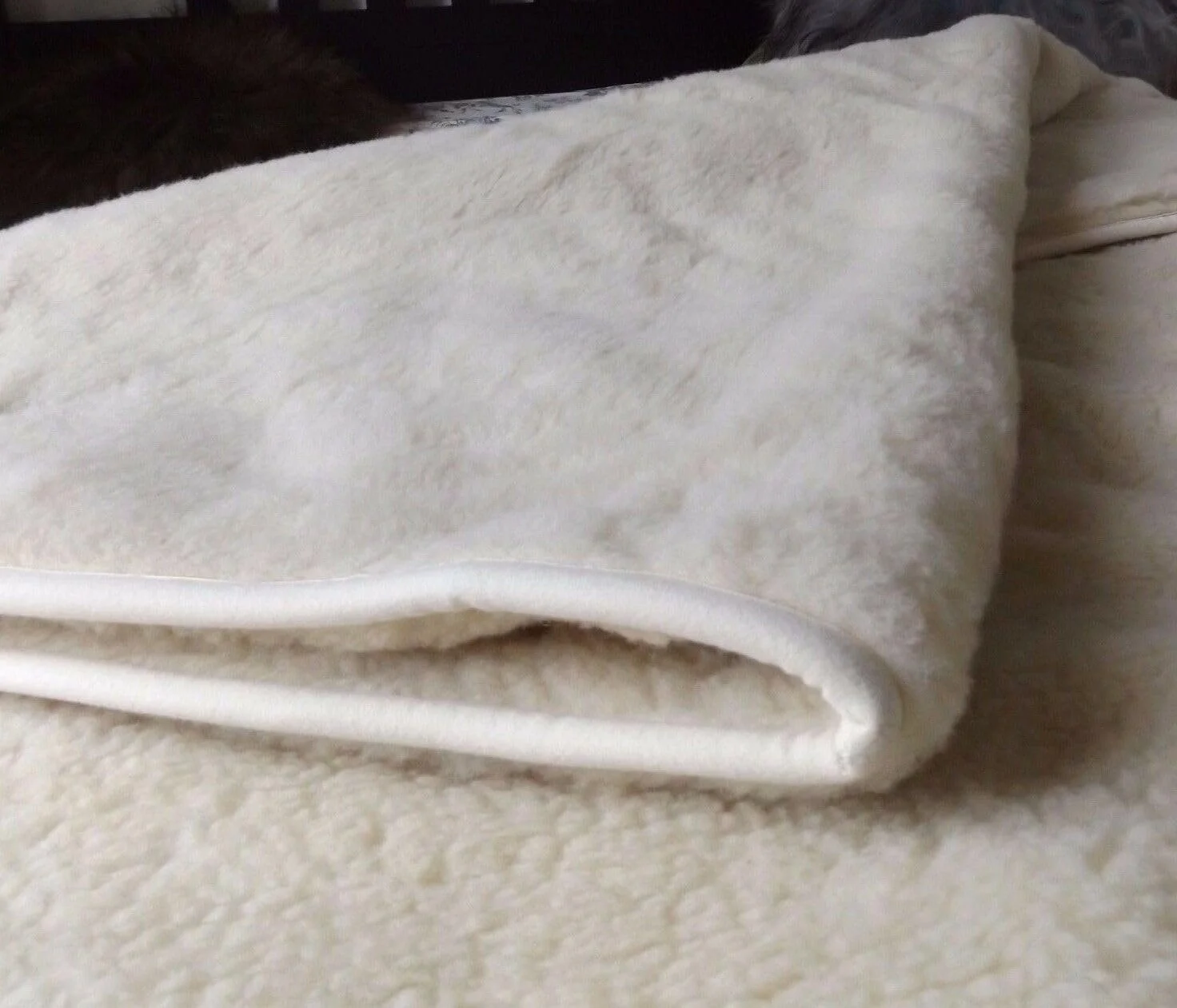 Шерстяной Плед Provellus Из Мериносовой Шерсти Очень Толстый 100 см x 200 см, фото №3