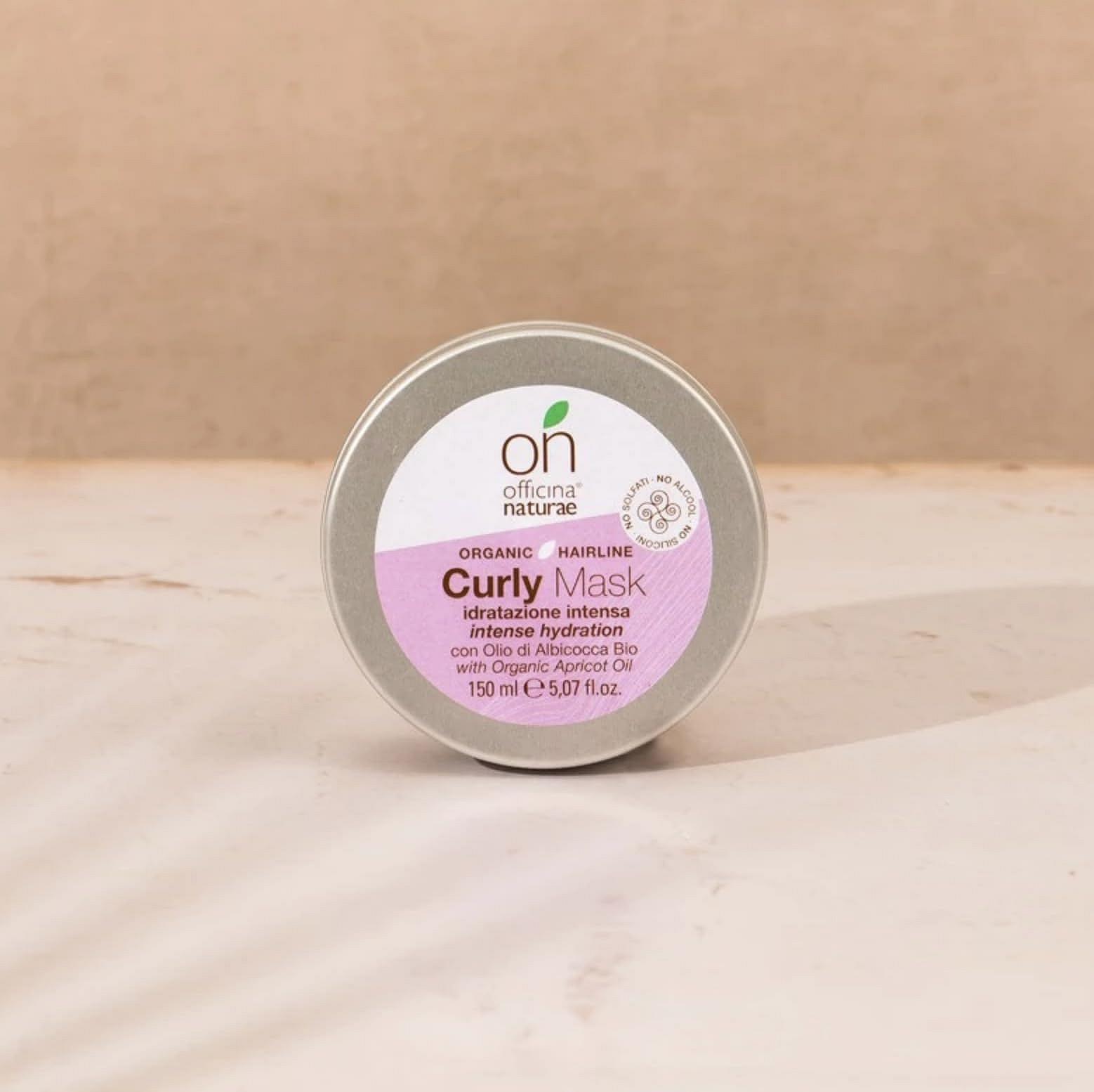 Маска Officina Naturae CURLY MASK для кучерявого волосся з абрикосовою кісточкою і какао-маслом органічна 150 мл, фото №1 Маска Officina Naturae CURLY MASK для кучерявого волосся з абрикосовою кісточкою і какао-маслом органічна 150 мл, фото №1