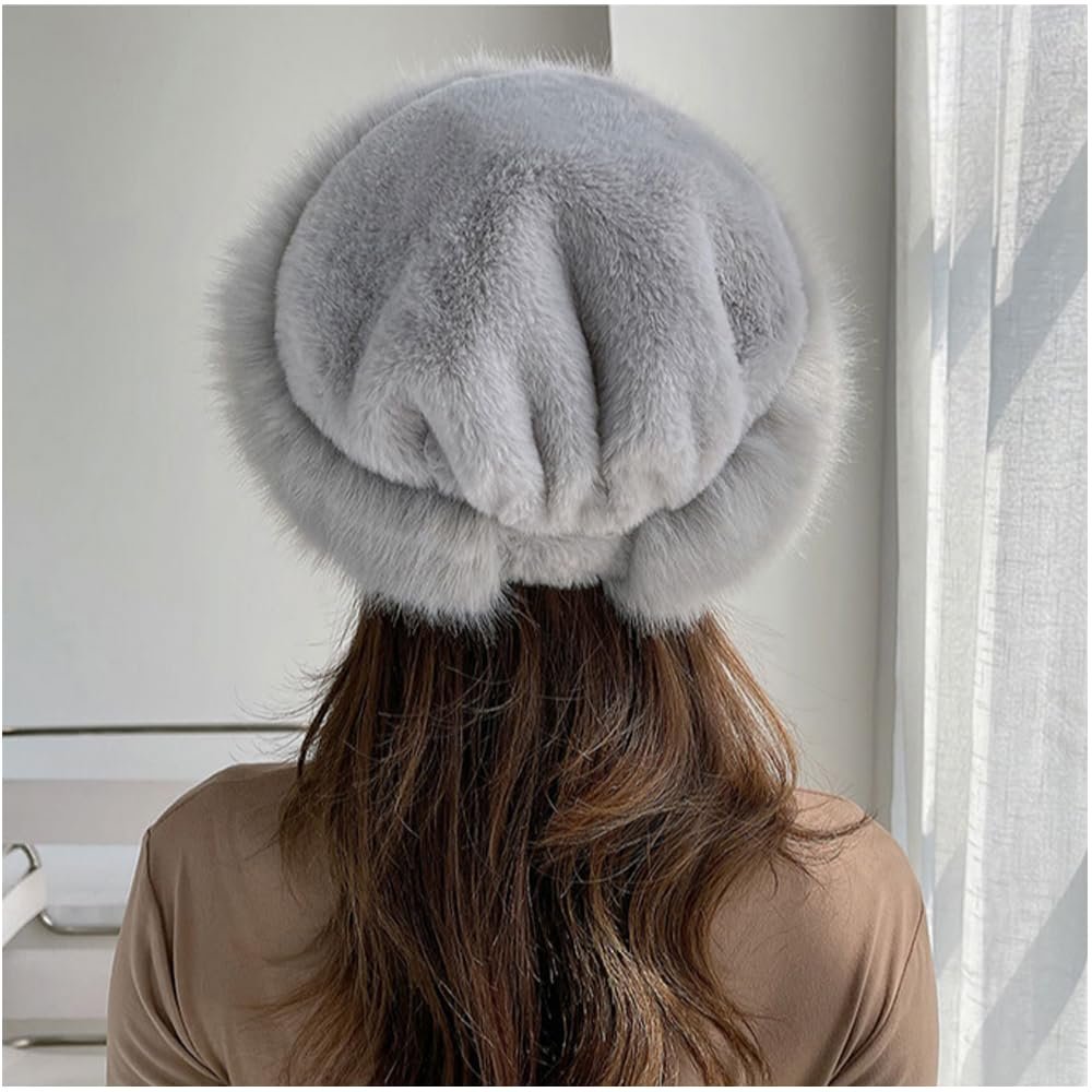 Зимова Жіноча Модна Хутряна Шапка Натуральне Хутро Лисиці, фото №4 Зимова Жіноча Модна Хутряна Шапка Натуральне Хутро Лисиці, фото №4