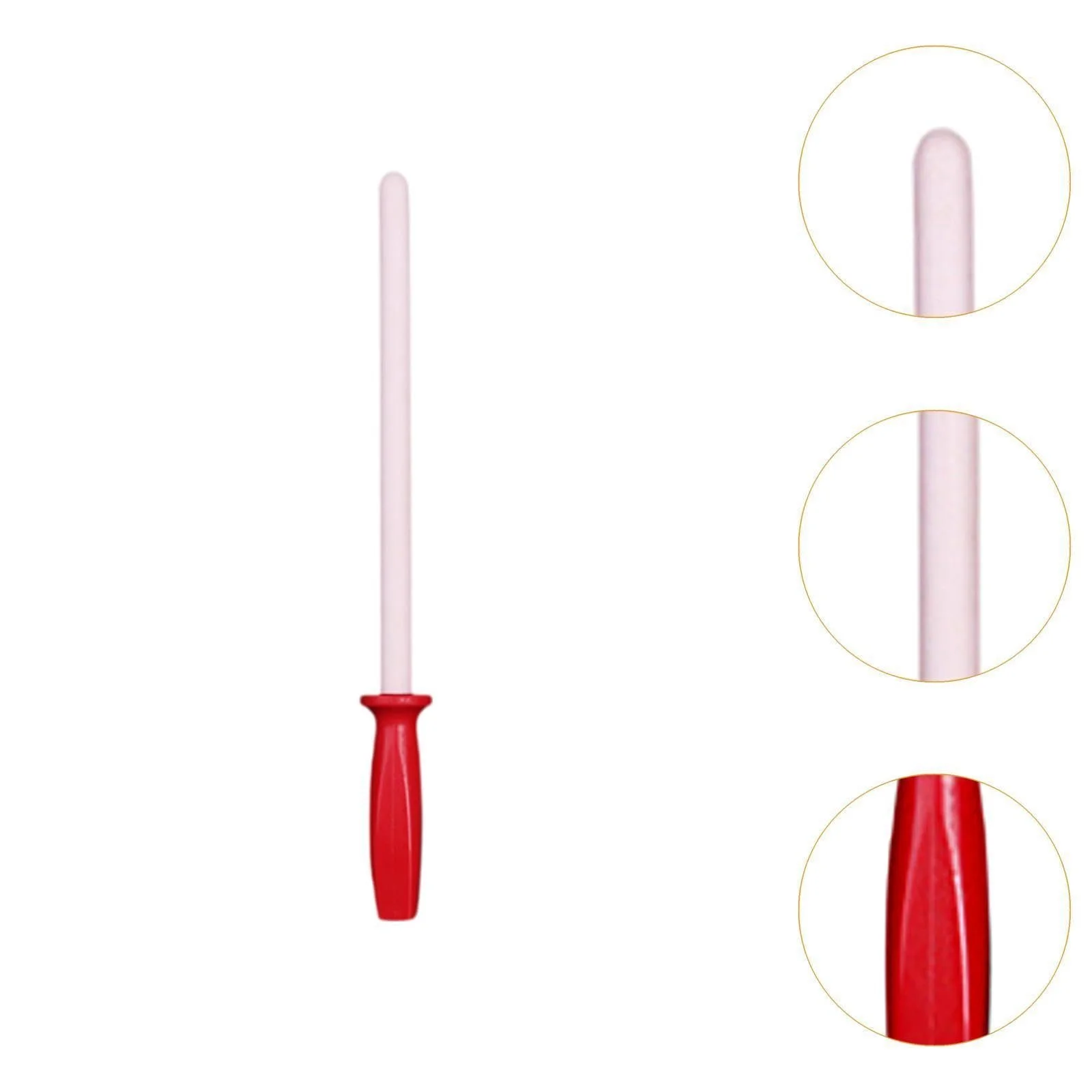 Мусат керамічний точильний стрижень зі зручною ручкою 33 см, фото №4