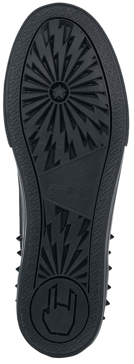 Кроссовки Black Premium by EMP Unisex с шипами, черные, фото №6 Кроссовки Black Premium by EMP Unisex с шипами, черные, фото №6