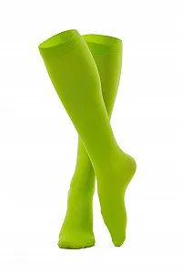 Чулки Женские Эластичные Высокие Непрозрачные - Фото 1