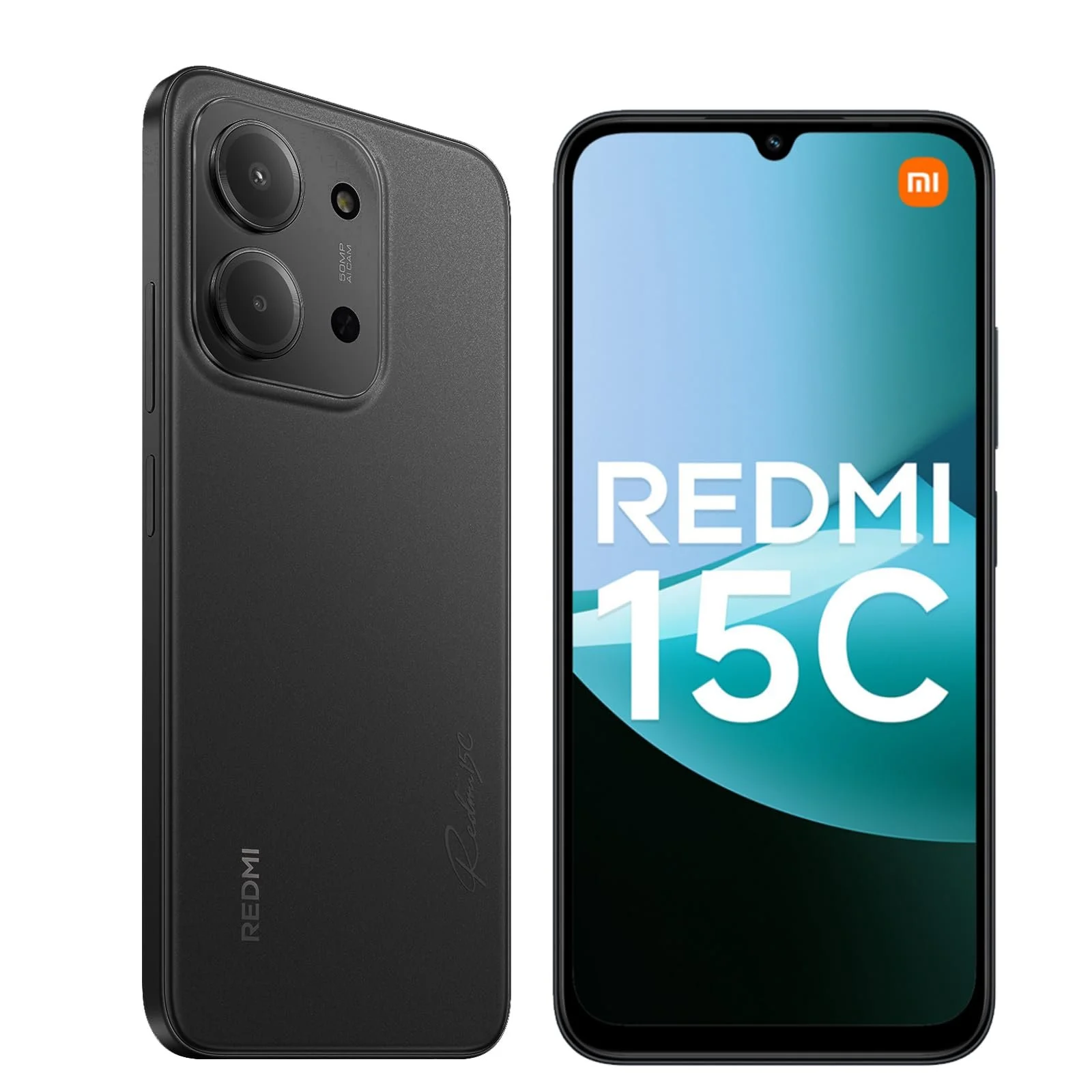 Смартфон XIAOMI Redmi 15C 6.9" 120Hz 6000mAh 4/256GB Midnight Black, фото №1