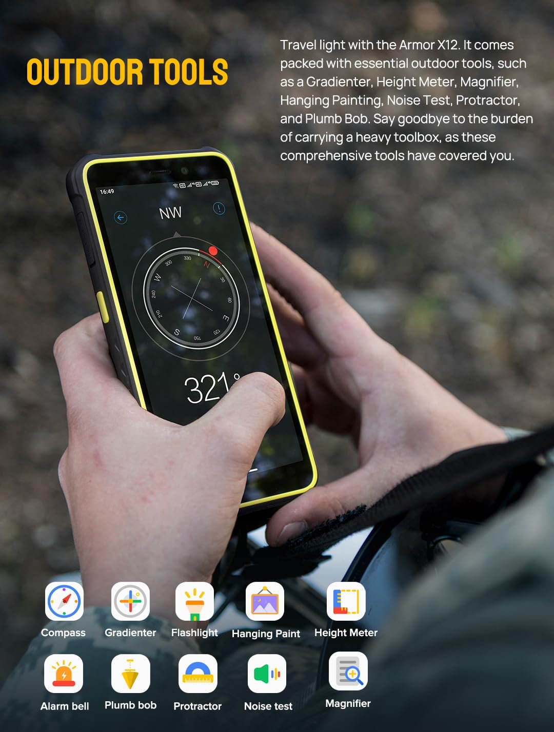 Смартфон Ulefone Armor X12 6GB/32GB 5.45" Green, фото №9 Смартфон Ulefone Armor X12 6GB/32GB 5.45" Green, фото №9