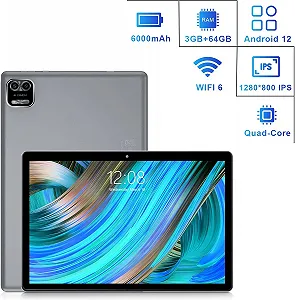 Планшет 10'' WeTapper M10 3/63Gb 4 ядра Android 12 6000 mAh Серый synthetic.ua - Фото 1