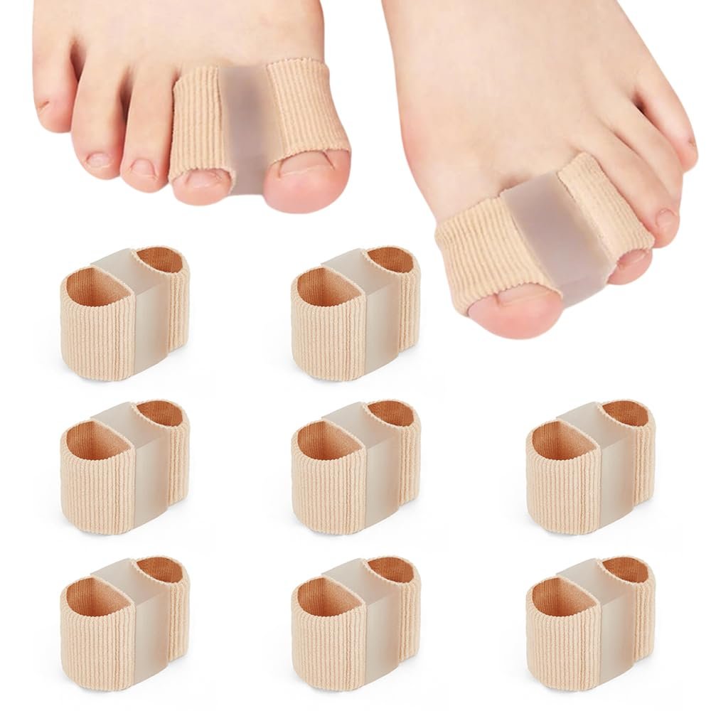 Роздільник для пальців ніг 8 шт Силікон Нейлон Зручний та дихаючий, фото №1