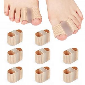 Роздільник для пальців ніг 8 шт Силікон Нейлон Зручний та дихаючий - Фото 1