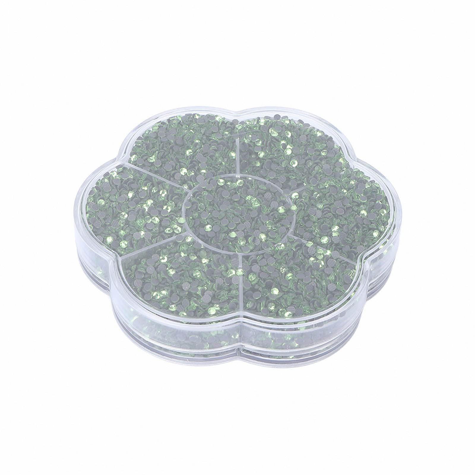 Стрази Emoshayoga Прозорі Світло-зелені, 14400 шт, фото №7