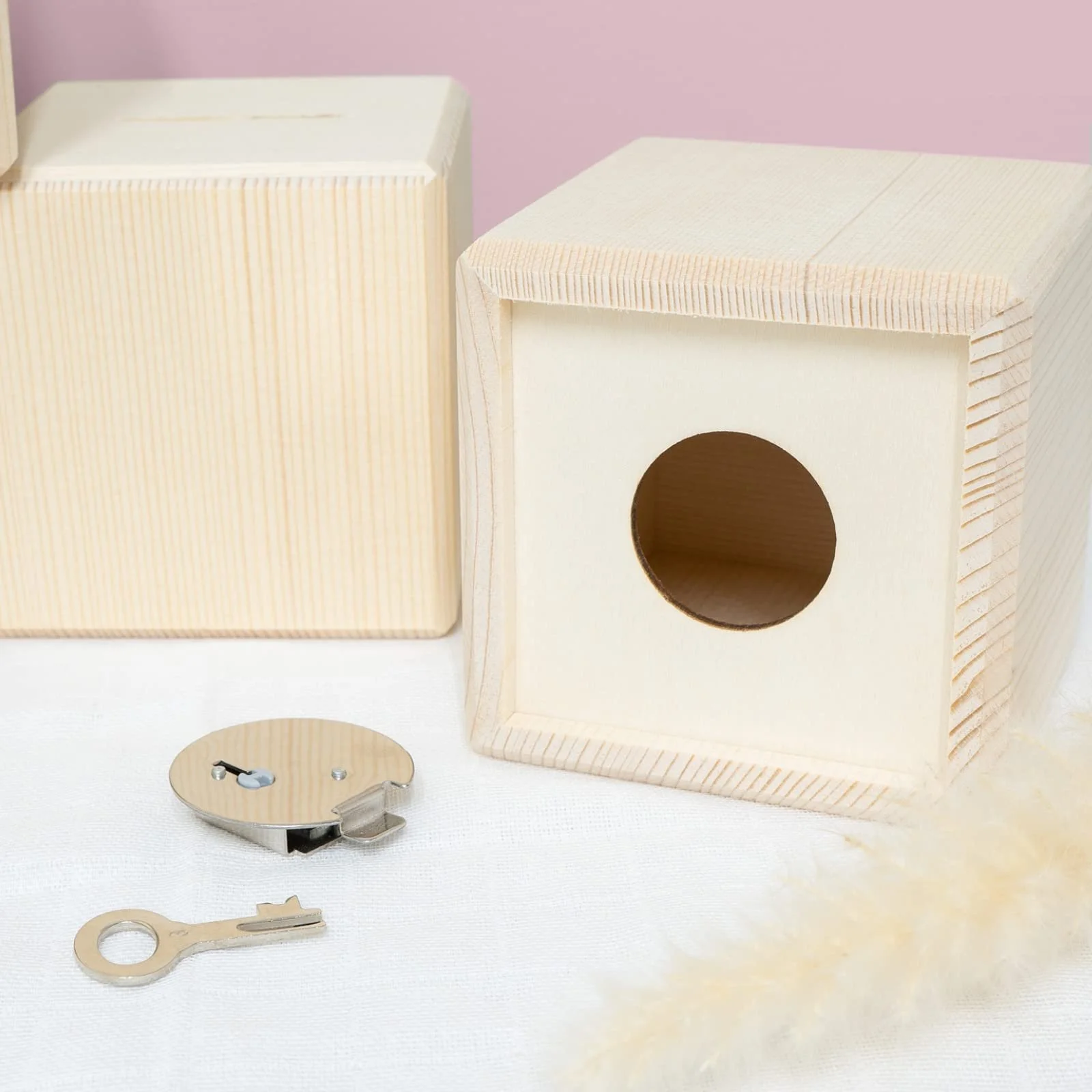 Скарбничка Hellomini Єдиноріг дерев'яна з замком персоналізована для дітей, фото №4