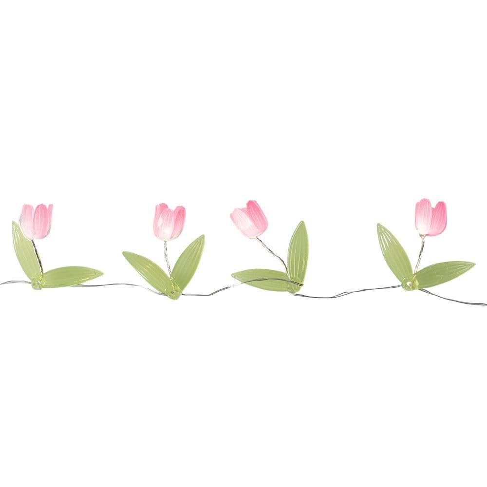 Гирлянда Светодиодная Ideen mit Herz Flowers 75 см, розовая, фото №3