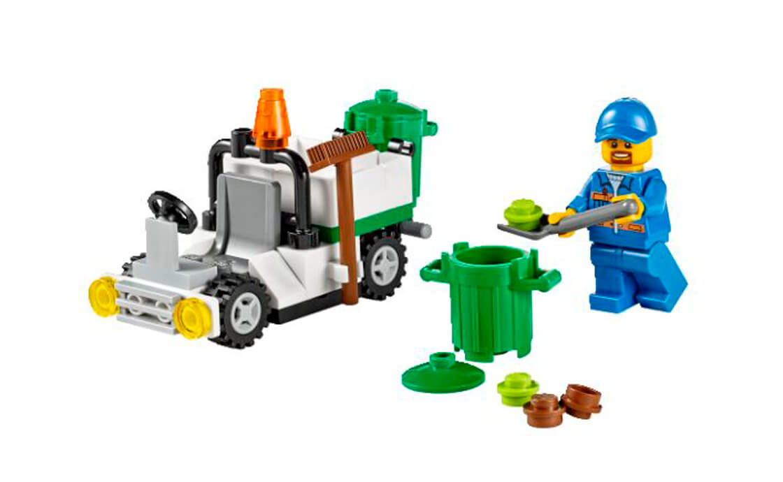 Детский конструктор LEGO City Мусоровоз (30313), фото №2
