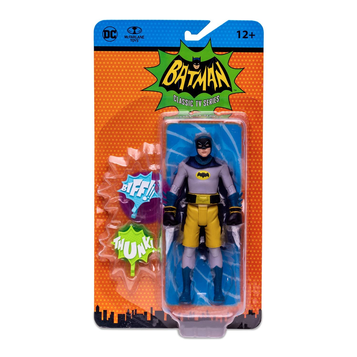 Фігурка Ретро McFarlane Batman 66 Batman в Боксерських Рукавичках 15 см, Різнокольоровий, фото №5