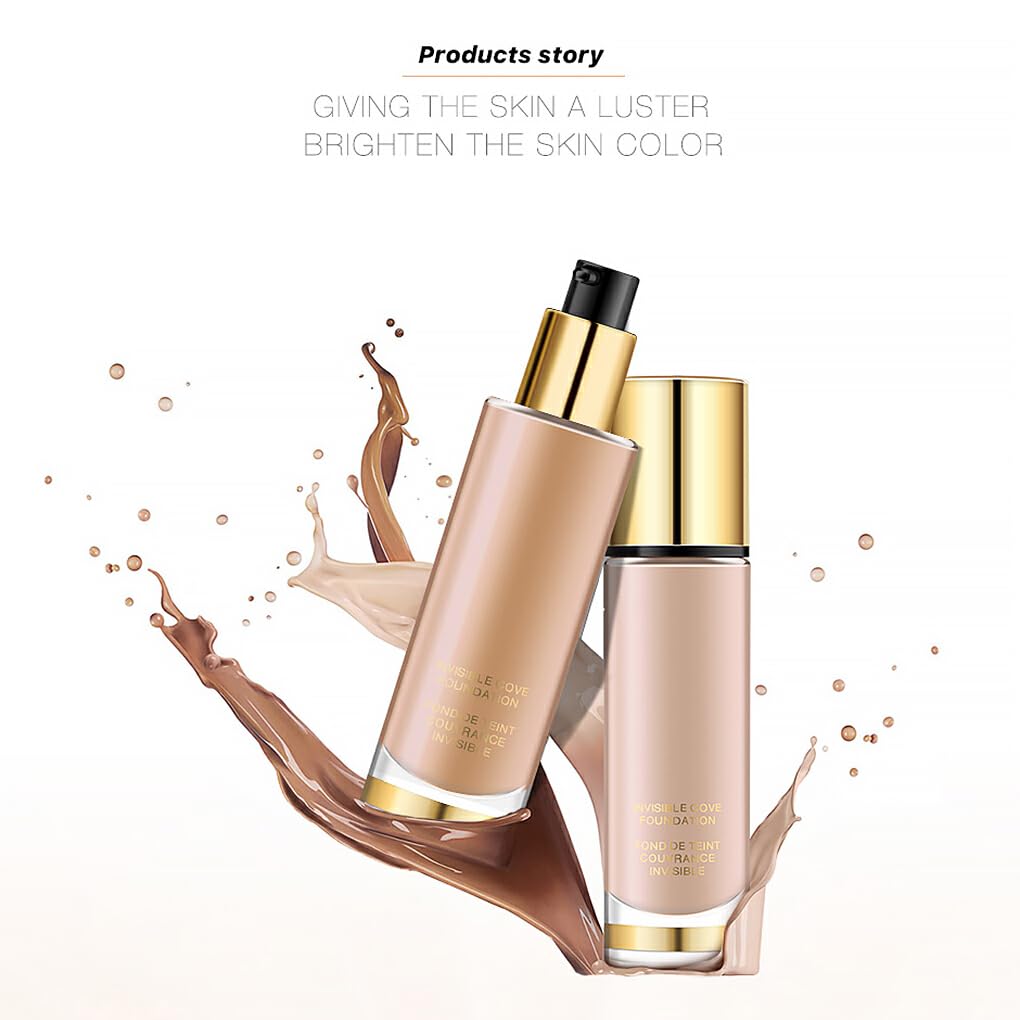 Тональный крем Dajidafu 30 мл для лица Контроль масла Поры От прыщей Консилер Водонепроницаемый Натуральный Осветляющий Отбеливающий Косметика Женщины, Тип 2, фото №7