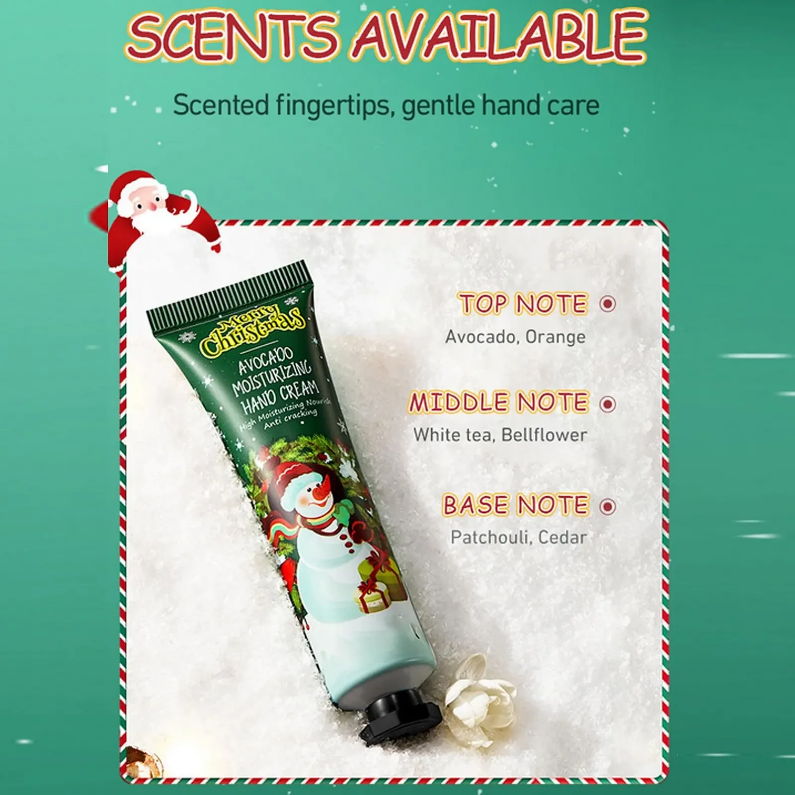 Крем для рук Рождественские подарки для сухих потрескавшихся рук, Увлажняющее средство для зимы, Небольшой набор лосьонов для рук для женщин и мужчин, Увлажняющее средство для рук и ног, фото №7