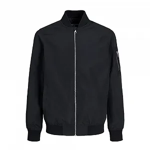 Купити Бомбер JACK & JONES Чорний - Фото 1 Бомбер JACK & JONES Чорний - Фото 1
