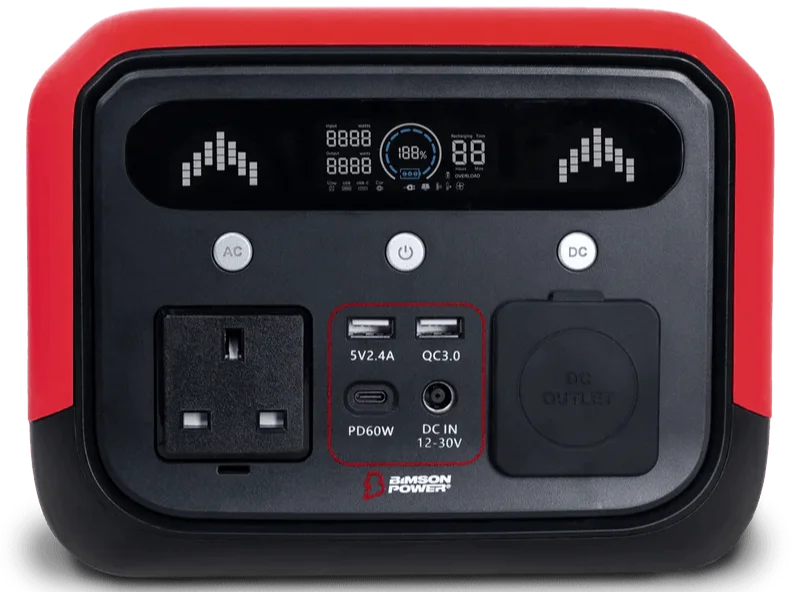 Зарядная станция Bimson Power BP330PPS 600 Вт / 330 Вт / 275 Вт*ч / Чистая синусоида, фото №2 Зарядная станция Bimson Power BP330PPS 600 Вт / 330 Вт / 275 Вт*ч / Чистая синусоида, фото №2